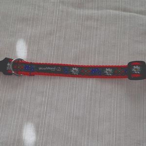 Woofware new dog collar wildflower design. sz M, adjustable from 14" to 17